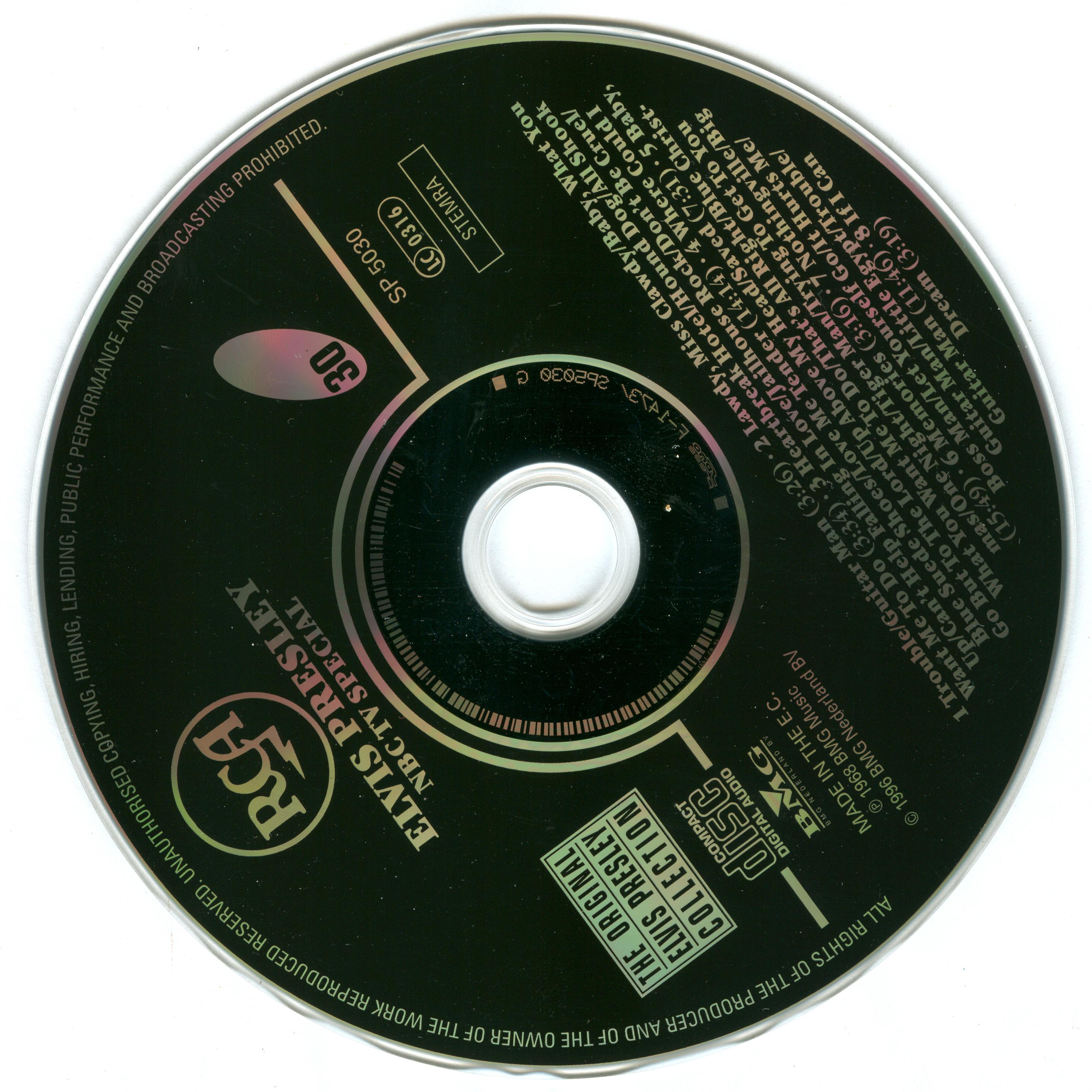 Elvis Presley  The Original Elvis Presley Collection 30; Nbc Tv Special : CD